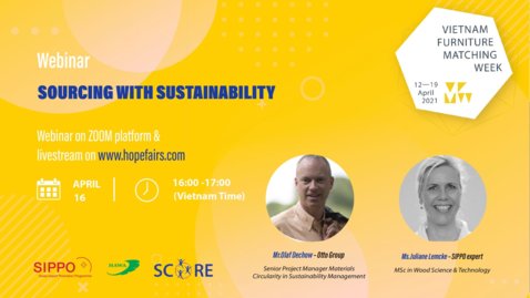 Webinar on Sourcing with Sustainability